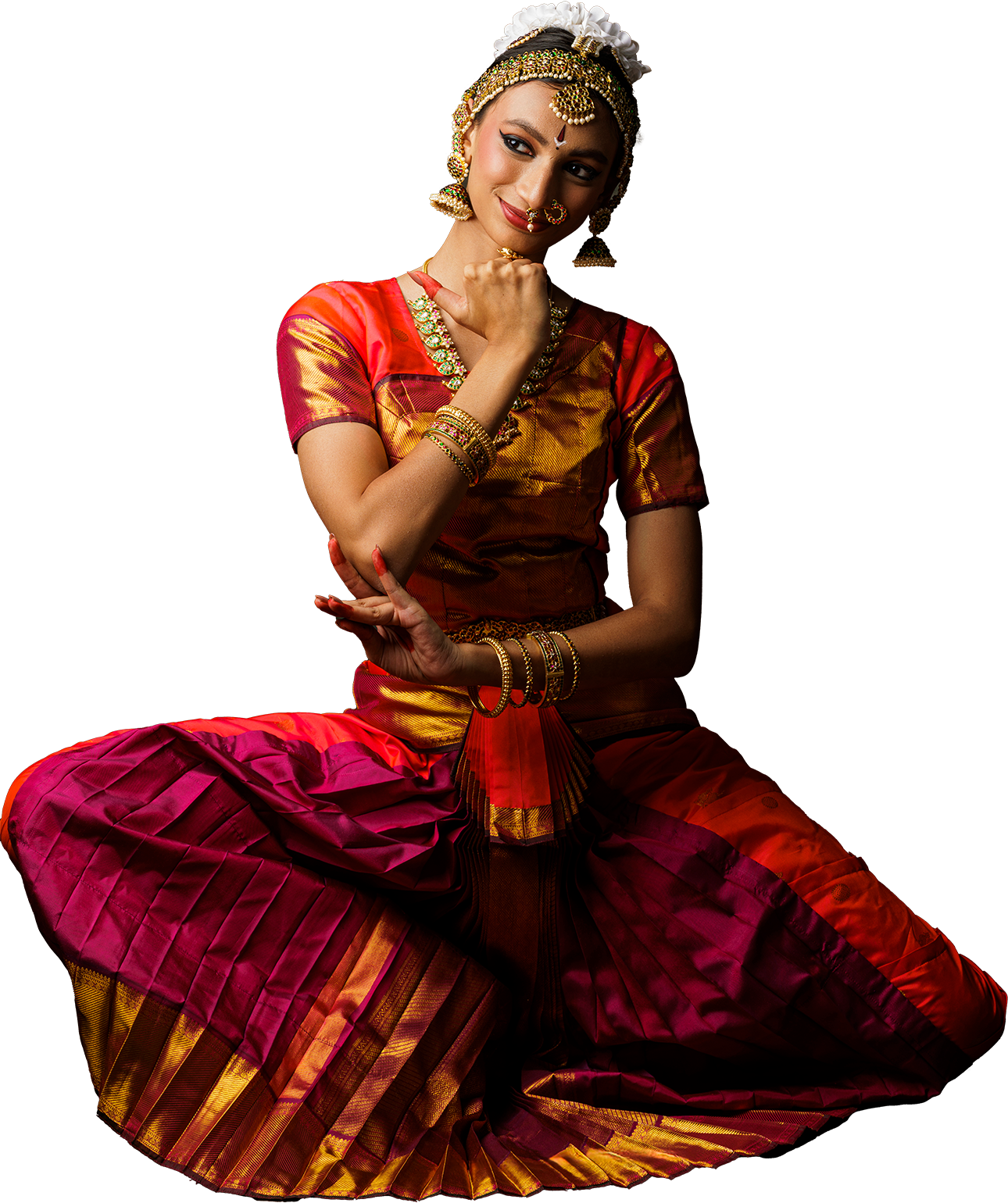 Elegance of Kuchipudi dance lineage.